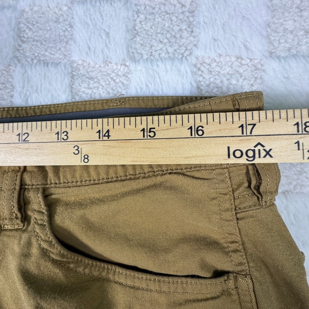 Orvis Mens Five Pocket Straight Leg Pants Brown Khaki Trust Your Fly 36x34 - Picture 6 of 13